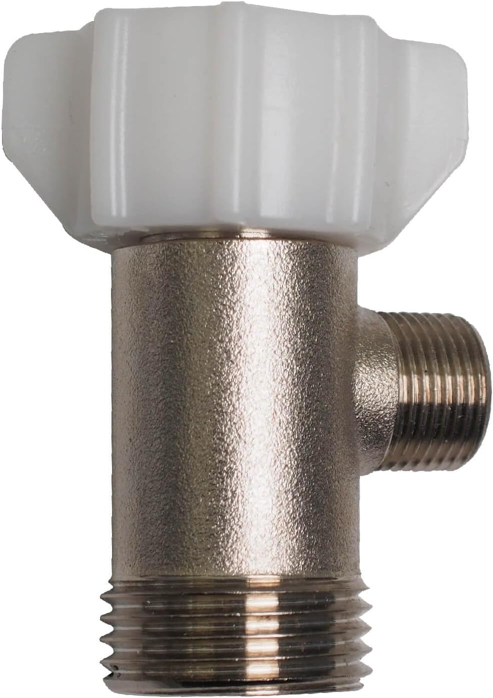 Bidet Tee - T-valve fitting or three-way connector, brass (7/8" x 7/8" x 3/8")