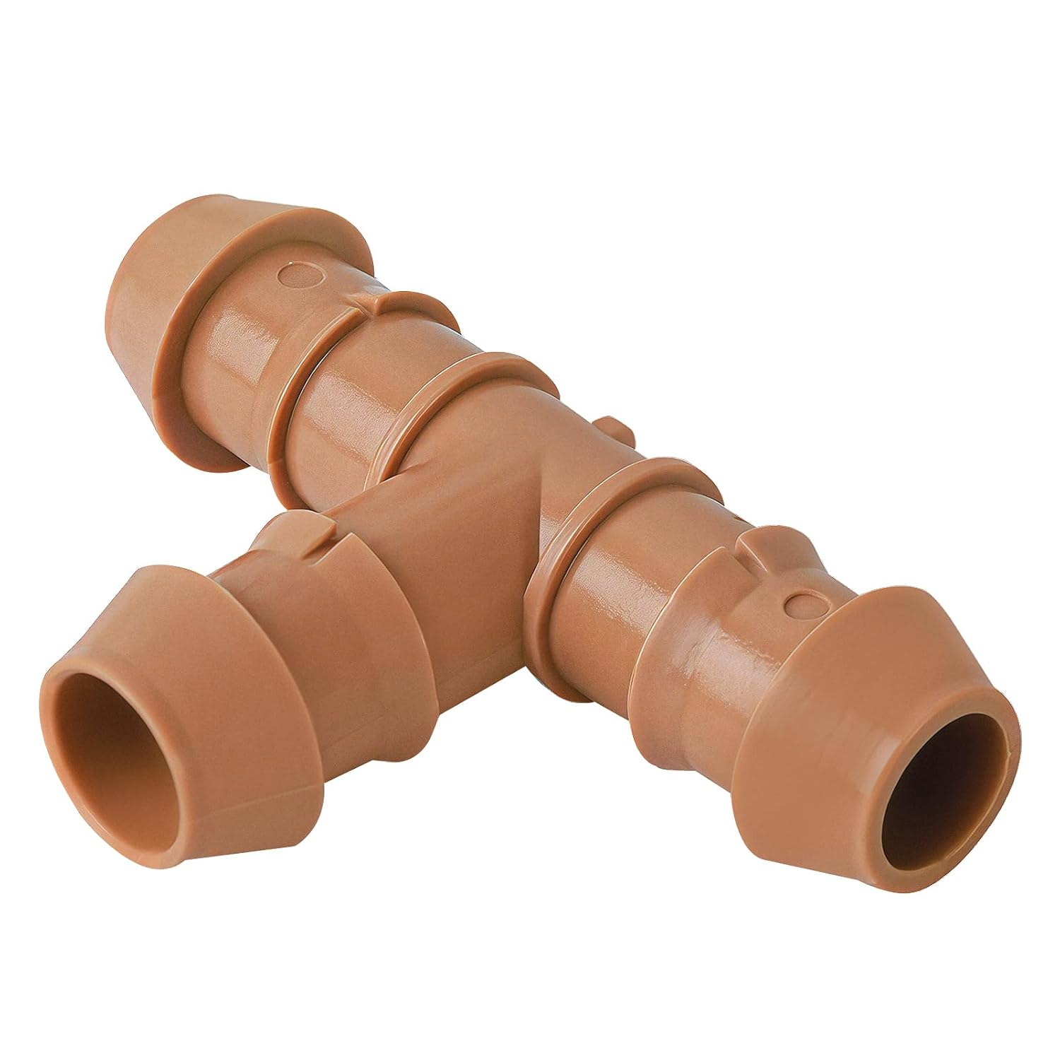 15pcs Drip Irrigation Tee Connectors for 1/2 Inch Pipe, Drip Irrigation Tube Barb T Connectors for 1/2 Inch Irrigation Tube Drip Irrigation Tube Connection Parts for Garden Sprinkler System