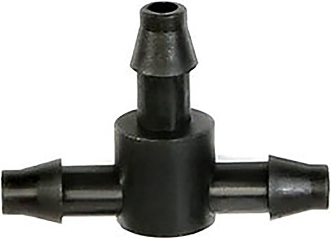 50pcs Drip Irrigation Universal Connectors 1/4" Barbed Tee